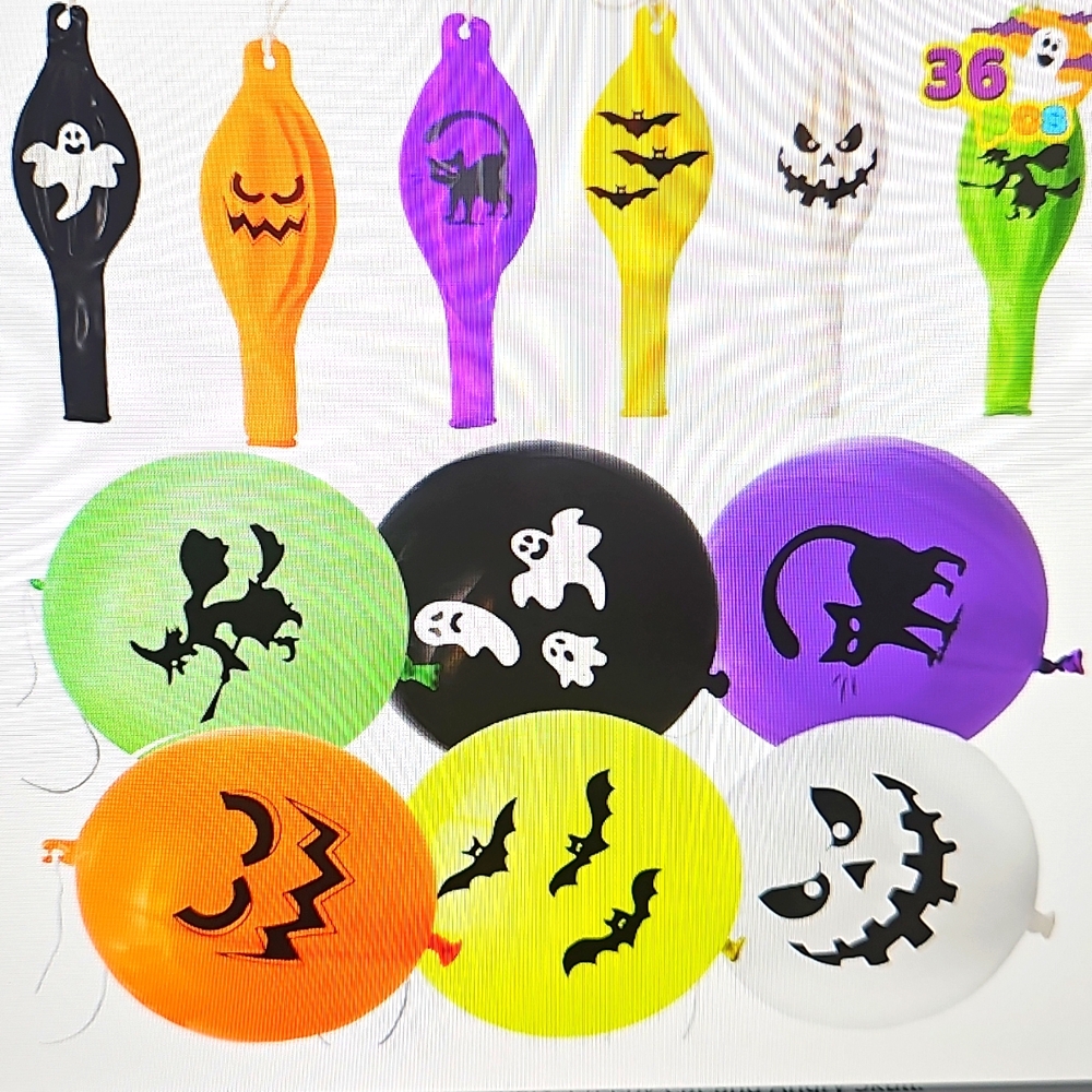 36 Halloween Party Punching Balloons